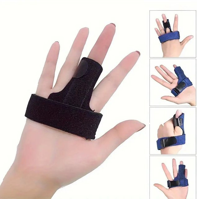 RooRuns Fingerschiene, verstellbare Fingerstütze mit Befestigungsgurt - Bild 1