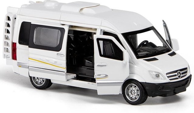 Rolf Benz MB Sprinter MPV Van Wohnmobil, Modellauto, 1:32, Metall, Weiß - Bild 1