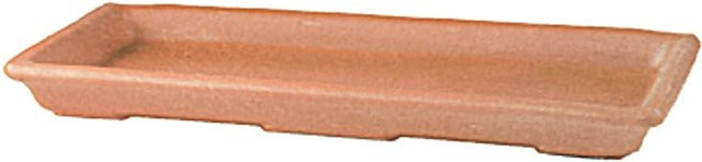 Imprägnierter Balkonkasten-Untersetzer in Antik-Braun, B/T/H: 32 x 17 x 2,6 cm - Bild 1