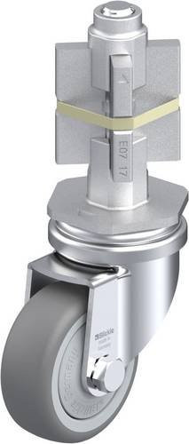 Blickle LRA-TPA 50KF-E07 Lenkrolle in Grau und Silber mit Kunststoffrad, Rad-Durchmesser: 50 mm, Tragfähigkeit: 50 kg - Bild 1
