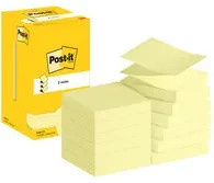 Post-it Super Sticky Z-Notes R330 Haftnotizen Gelb, 12 x 100 Blatt, B/H: 7,6 x 7,6 cm - Bild 1