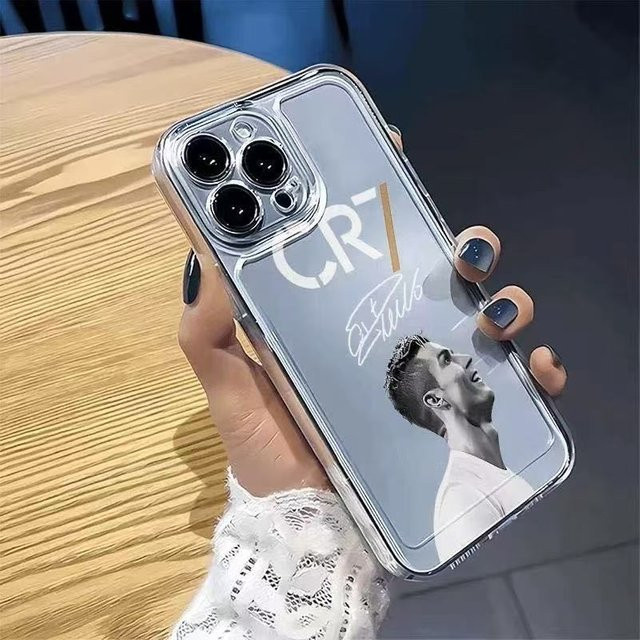 Kreative iPhone Handyhülle von Apple für iPhone 17 Pro Max, 16, 15, 14 Pro, 13, 12 und SE 3 in Transparent - Bild 1