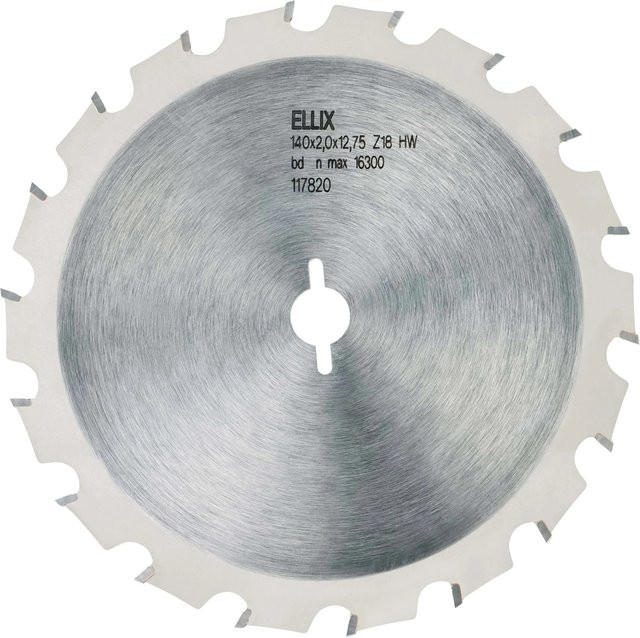 ELLIX Kreissägeblatt für Holz, Carbide Tipped, Farbe: Silber, Durchmesser: 140 mm, Bohrung: 20 mm, Breite: 2,4 cm, Höhe: 1,4 cm - Bild 1