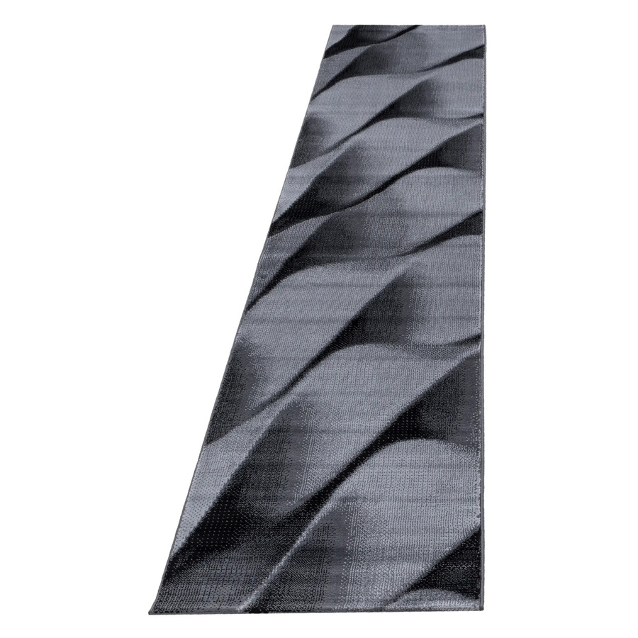 Ayyildiz Kurzflorteppich Parma 9240 Schwarz B: 80 cm, L: 300 cm - Bild 2