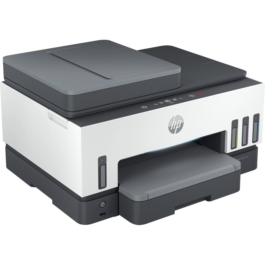 HP Smart Tank 7605 All-in-One Multifunktionsdrucker in Grau/Weiß mit Drucken, Scannen, Kopieren und Faxen (Tintenstrahl) - Bild 2