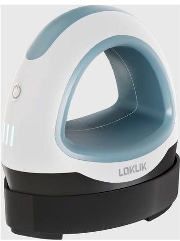 Loklik Mini Heat Press Heizpresse in Blau und Weiß - Bild 1