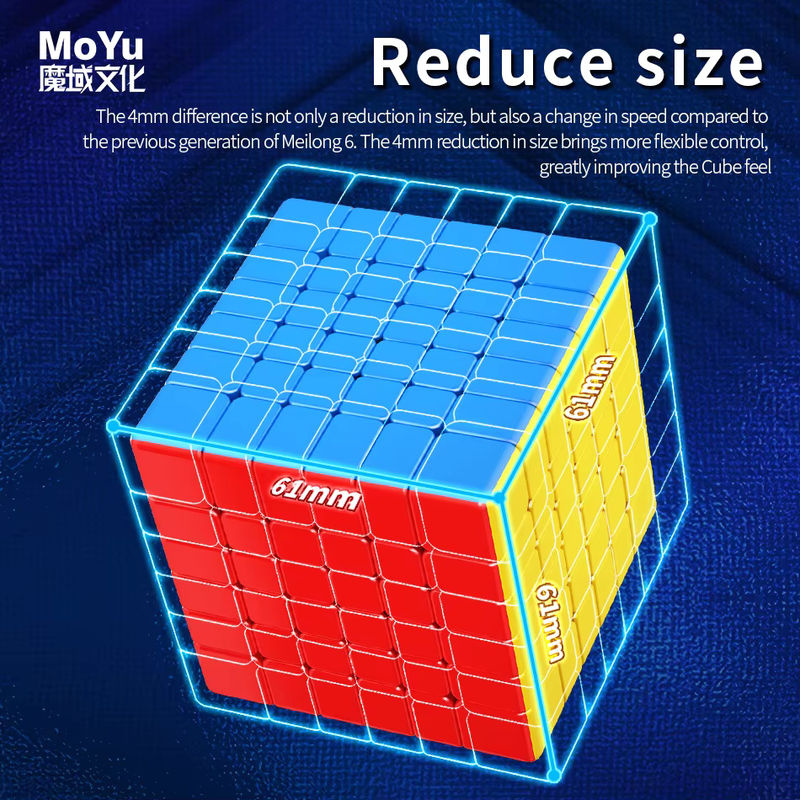 MOYU Meilong 6x6 V2 Magnetischer Magic Speed Cube, Puzzle - Bild 4