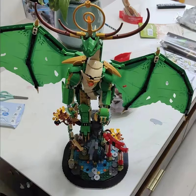 Ninja-Figuren-Set Wächter-Drachen-Mech-Modell Bausatz, 1650 Teile, ab 14 Jahren - Bild 5