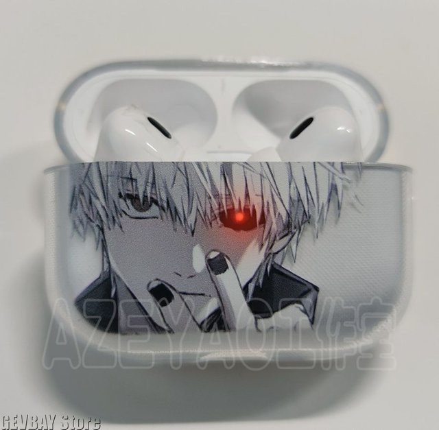 Stoßfeste transparente Schutzhülle im Anime-Design für Apple AirPods 4, AirPods 4 Pro und AirPods Pro 2 - Bild 1