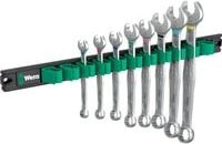 Wera 9642 Magnetleiste mit 8-teiligem Joker Imperial 1 Ring-Maulschlüssel-Satz 1/2 Zoll - Bild 1