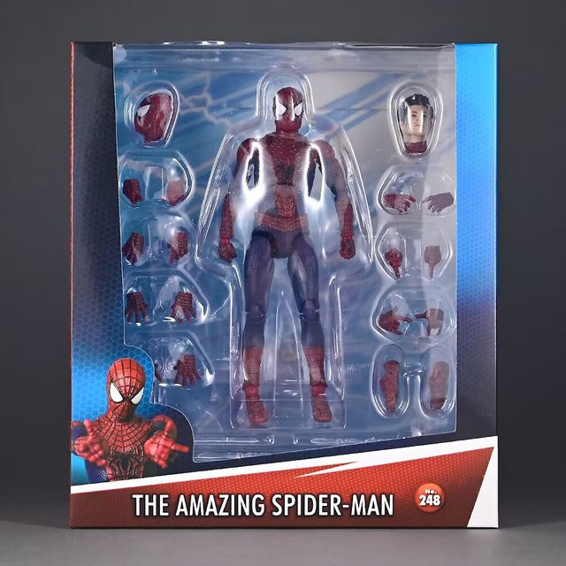 Bandai Mafex Marvel The Amazing Spider-Man Andrew Garfield Spider-Man Actionfigur - Bild 1