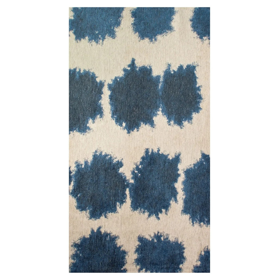 Lola&Moi Teppich Curacao Blau mit abstraktem Muster, Breite: 80 cm, Tiefe: 150 cm - Bild 2