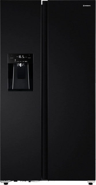 Wisberg Side-by-Side Kühl-Gefrierkombination WBSBSWID573CB in Schwarz mit No-Frost und Standgerät, Höhe: 198,0 cm - Bild 1