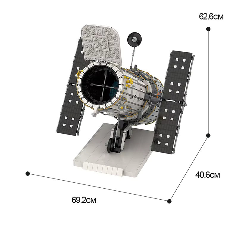 Gobricks MOC Cosmic Exploration Hubble Raum Teleskop, Bausteine Set, 1:25 Skala - Bild 2
