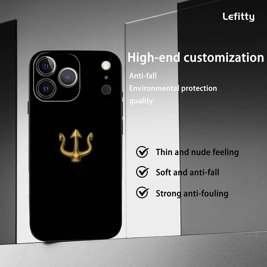 W-Werenoi Singer Logo Handyhülle für iPhone 11 bis 17 Pro Max Plus Mini in Schwarz Frosted Soft Shell - Bild 2