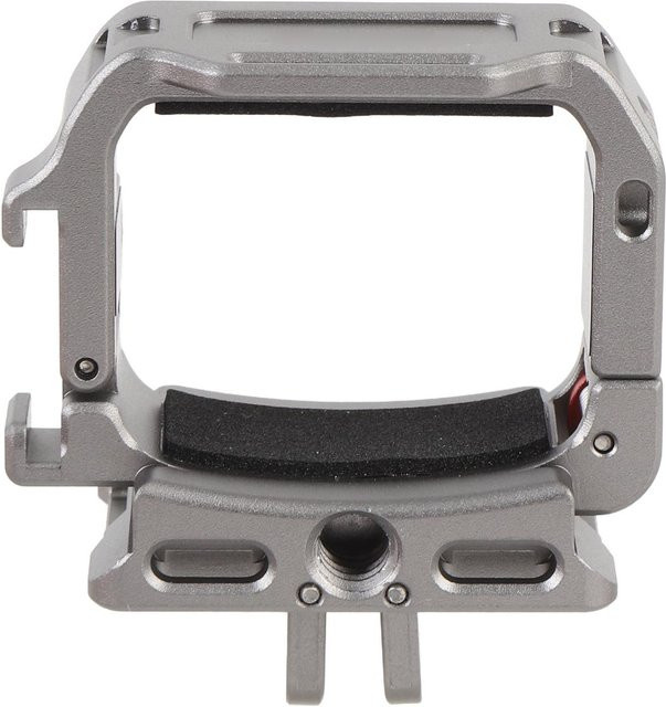 Ulanzi Erweiterungsrahmen für Pocket 3 mit Schnellverschluss, Cold Shoe Mount und 1/4-Zoll-Schraube, grau - Bild 1