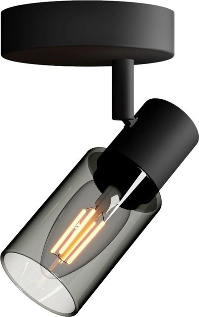 Philips Hue Spot Palms Wandleuchte Schwarz mit transparentem Glas und E14 Fassung - Bild 1