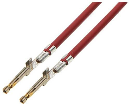 Molex Crimpkontakt mit Litze 217470-2224 Bulk in Rot mit Goldbeschichtung - Bild 1