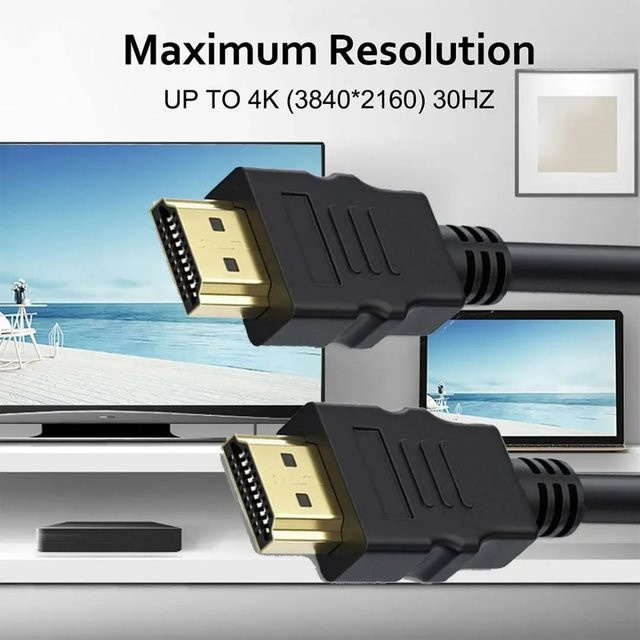 Samsung HDMI Kabel 4K 3D UHD in Schwarz, Länge: 1,5 m - Bild 1