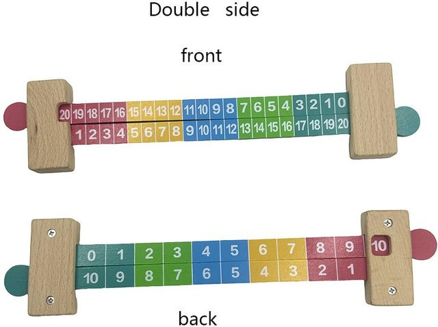 Discover Intime Additionslineal, Kinderspielzeug aus Holz, Lehrmittel - Bild 1