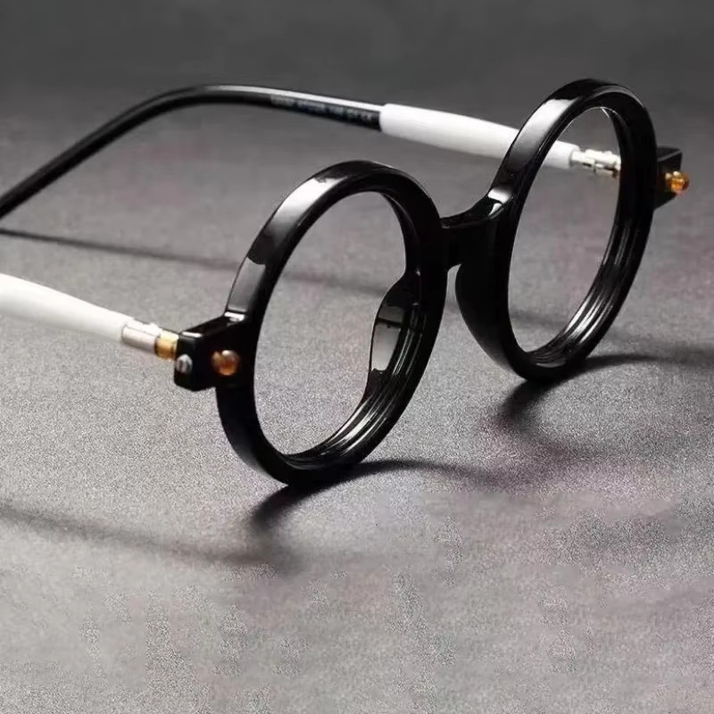 SNQP Lesebrille, Rund, Vollrand, Unisex, Schwarz - Bild 3