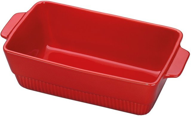 Spring Auflaufform CHALET aus Keramik, rechteckig, Rot, Breite: 28,5 cm, Tiefe: 15 cm - Bild 1