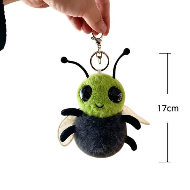 Yiran toy Grüne Fliegen, Plüschtiere, Rucksackanhänger, Grün - Bild 1
