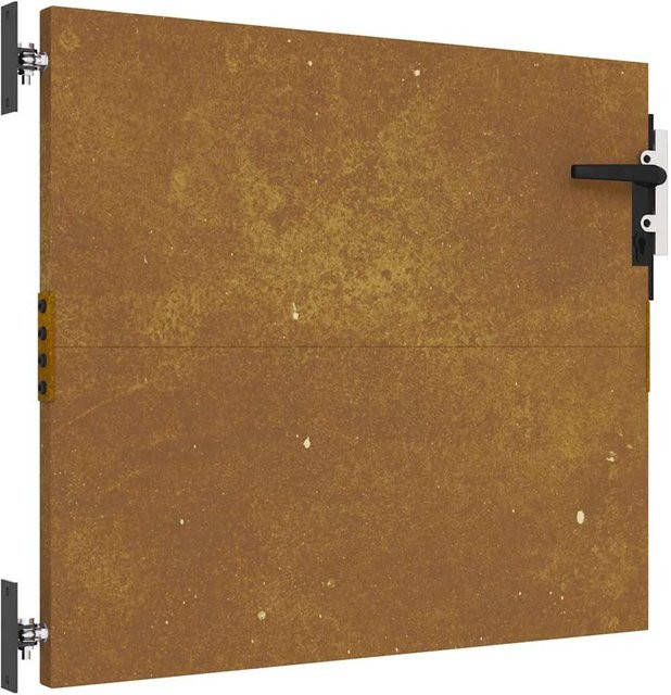 vidaXL Gartentor aus Cortenstahl in Rost-Optik, B: 85 cm, H: 100 cm - Bild 1