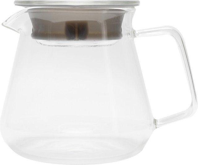 TOMTOP JMS Glaskanne mit Infuser für Kaffeemaschine und Wasserkocher, transparent, 500 ml - Bild 1