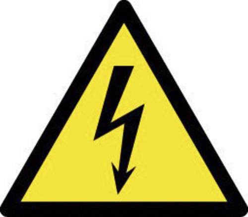 FLEXIMARK Warnschild Warnung vor elektrischer Spannung in Gelb - Bild 1