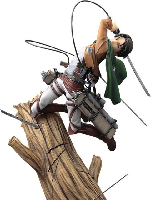 Bandai Attack On Titan Levi Ackerman Figur, Einzelfigur, Kampfversion - Bild 1