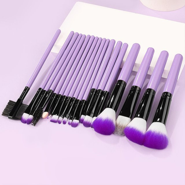 RUNTOIN Make-up-Pinsel-Set, 18-teilig, Unisex - Bild 1
