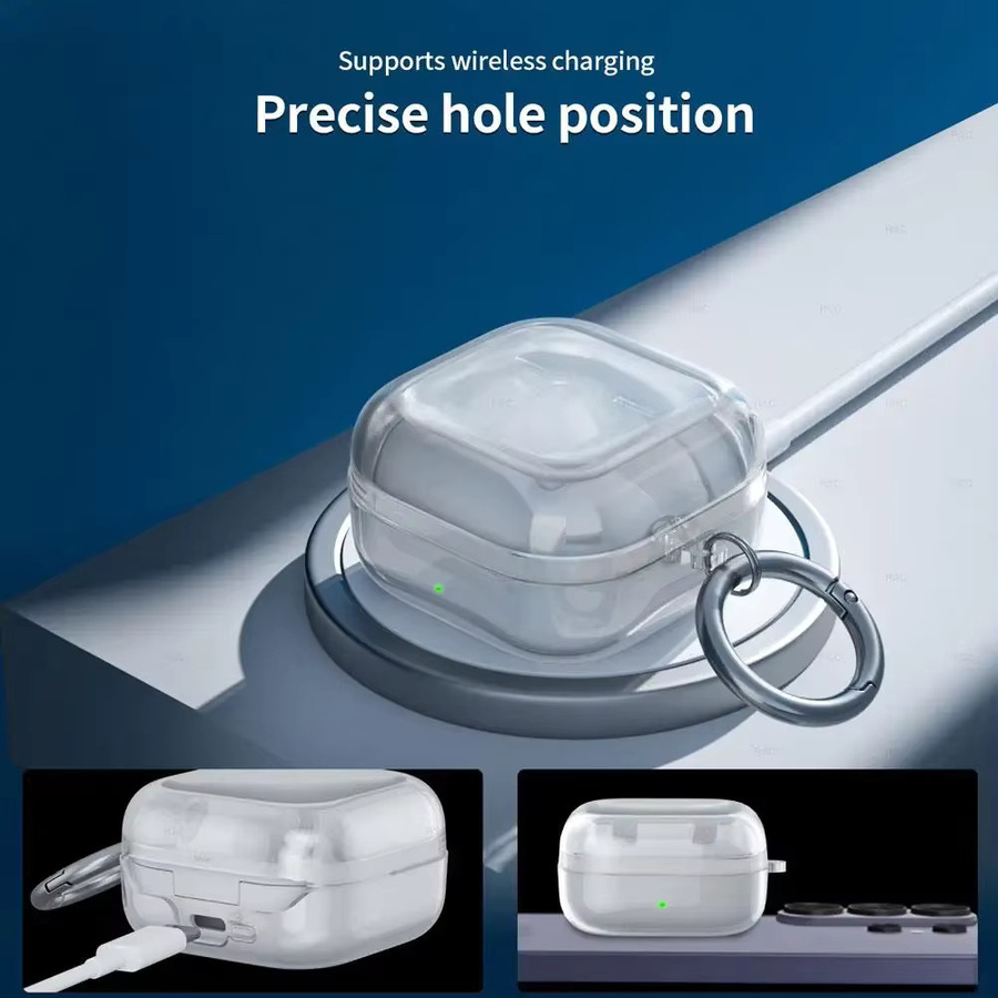 Transparente TPU-Schutzhülle für Samsung Galaxy Buds4 Pro und Buds4, stoßfeste und kratzfeste Abdeckung - Bild 2