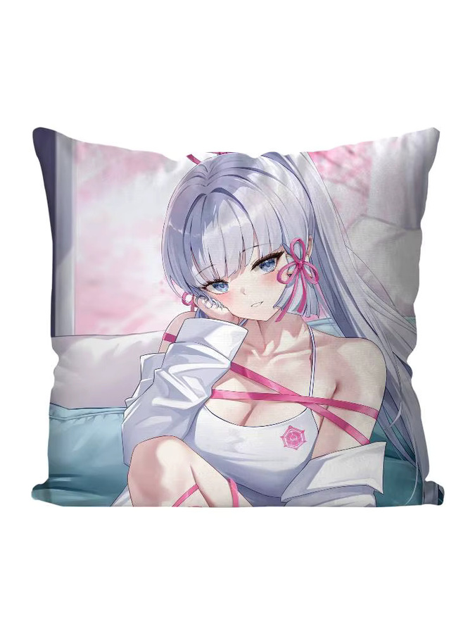 Genshin Impact Kamisato Ayaka Kissenbezug Square Dekokissen Multicolour B/H: 35 x 35 cm - Bild 5