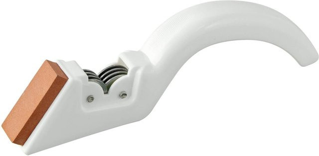 Nirosta Messerschärfer in Weiß mit 19 cm Länge - Bild 1