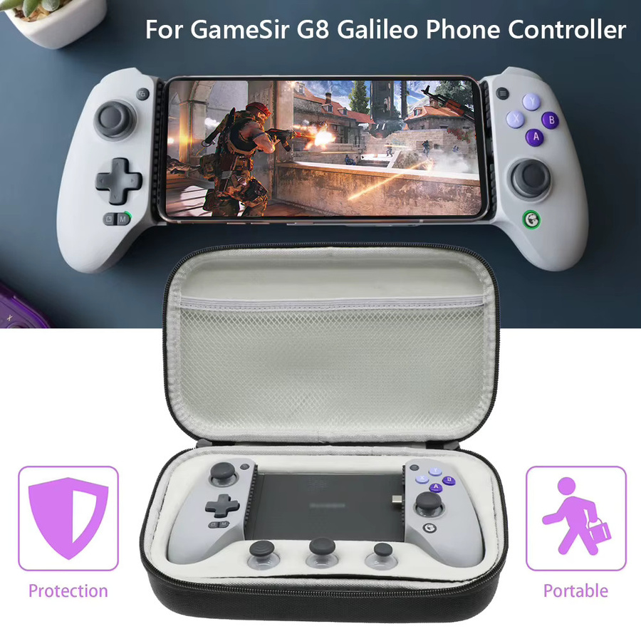 GameSir EVA Hartschalenkoffer für G8 Galileo Telefon-Controller, kratzfest und stoßfest, Schwarz/Gelb - Bild 2