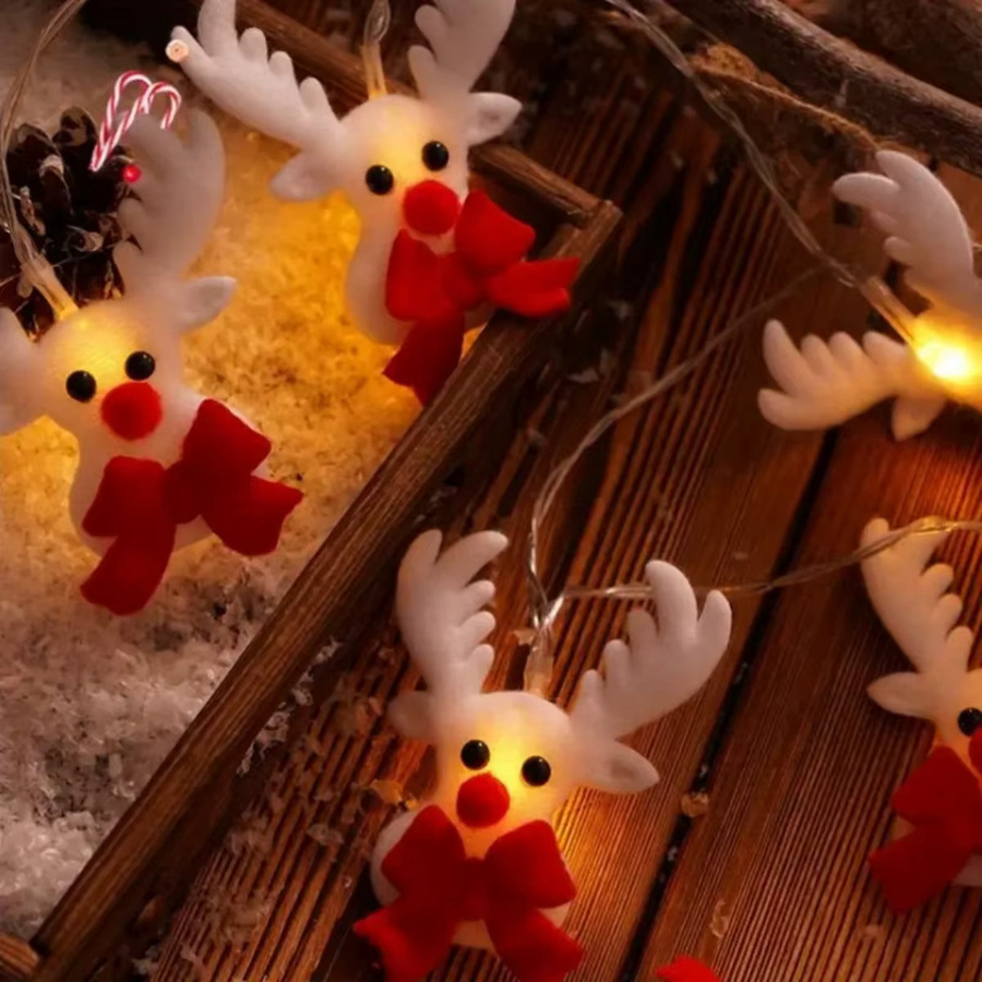 Peach Forest LED Elch Lichterkette für die Weihnachtsdekoration im Innen- und Außenbereich - Bild 2