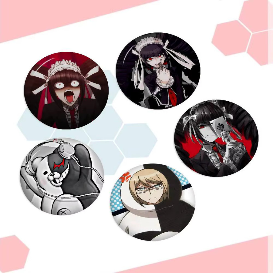 Mesuca Anstecknadeln, Danganronpa Anime, Cartoon - Bild 2