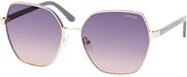 Guess GU 00108 Sonnenbrille, Vollrand, quadratisch, Damen, gold, grey, purple - Bild 1