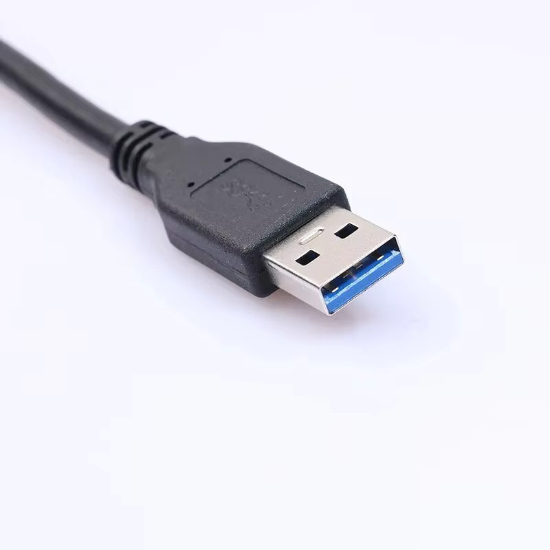 BRYNTHORX USB 2.0 Verlängerungskabel USB-A Stecker auf Buchse in Schwarz für Datenübertragung und Ladevorgänge - Bild 1