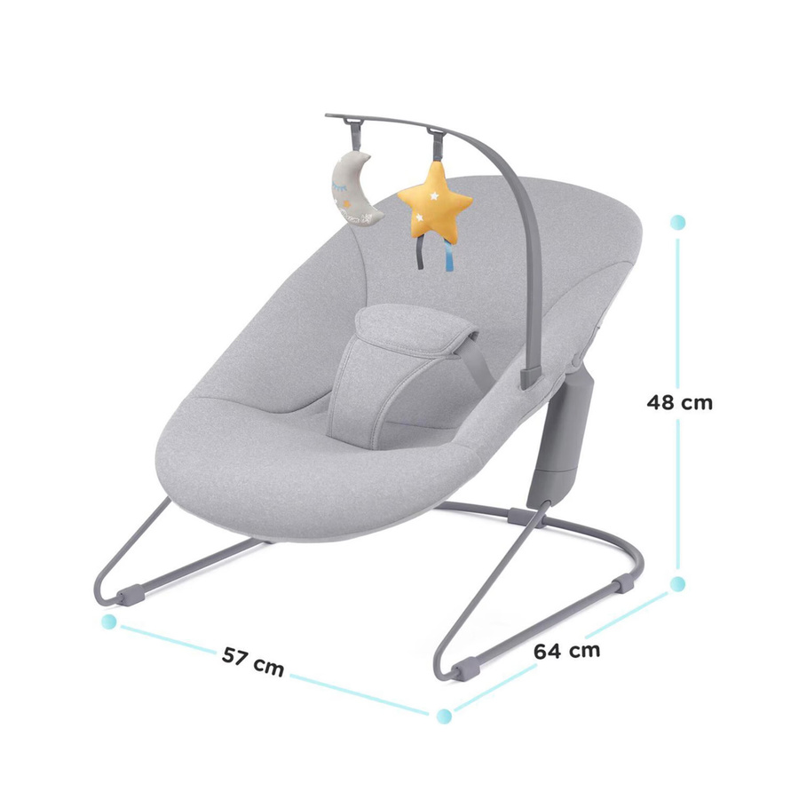 Kinderkraft Babywippe CALMEE in Grau - Bild 2