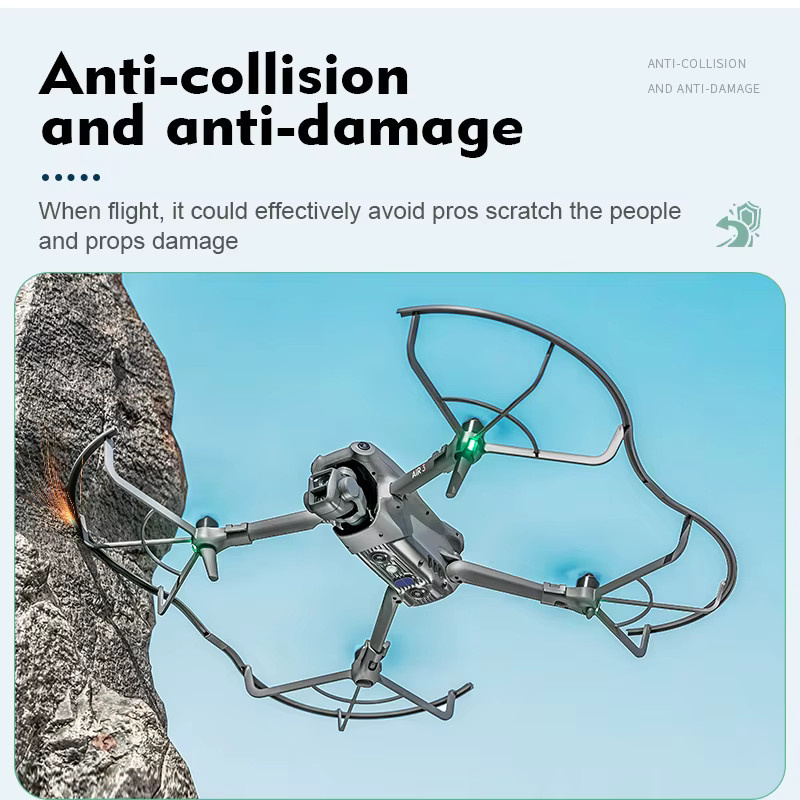 STARTRC Propellerblattschutz für DJI AIR3S in Grau mit vollständigem Surround-Antikollisionsschutz - Bild 3