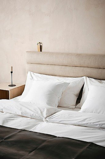 Jotex Kopfteil AMSTERDAM beige gepolstert Breite: 180 cm - Bild 1