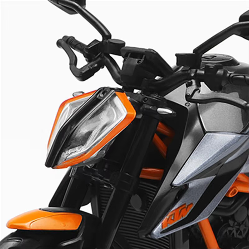 Maisto 1290 Super Duke R, Sportmotorrad-Modell, 1:12, Metall, Grau, Orange - Bild 4