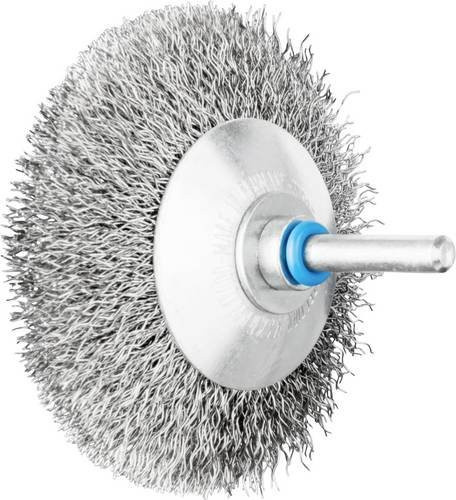 PFERD Kegelbürste ungezopft aus Edelstahl mit 6 mm Schaft Durchmesser, 10er Packung - Bild 1