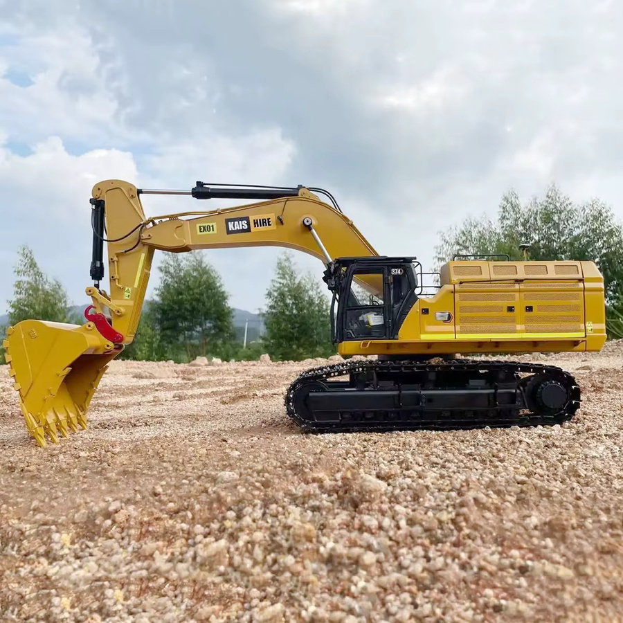 SMODELF Bagger, Metall, ferngesteuert, Gelb - Bild 2
