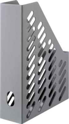 Stehsammler KARMA für DIN A4/C4 aus Recyclingmaterial, grau, B: 7,6 cm, T: 24,6 cm, H: 31,5 cm - Bild 1