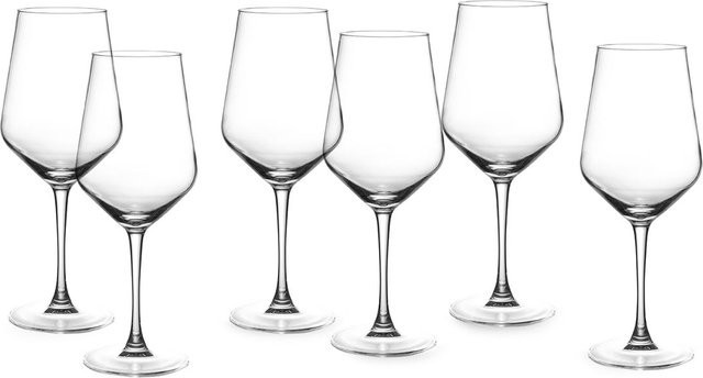 ECHTWERK Rotweingläser 2805, 6 Stück Set, transparent, 620 ml - Bild 1