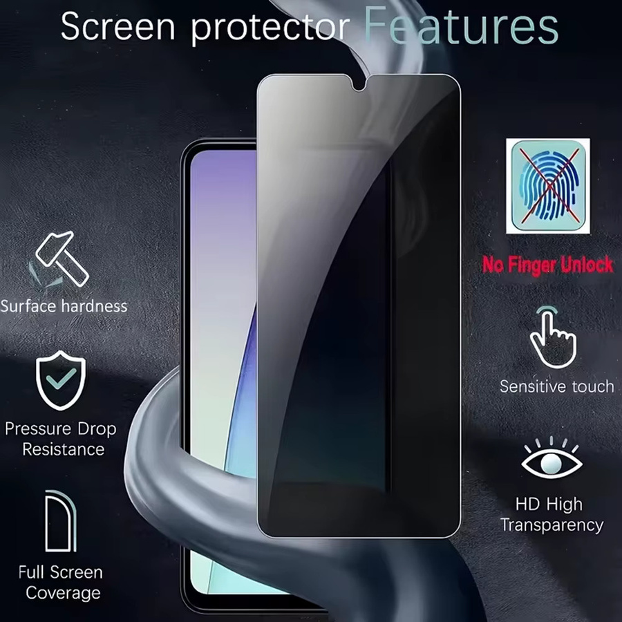 2 Stück Anti-Spy Displayschutzfolie aus gehärtetem Glas für Xiaomi Poco X8 Pro Max M6 Pro X6 5G X6 Pro F7 Pro X7 Pro 14T Pro M4Pro M5S - Bild 4