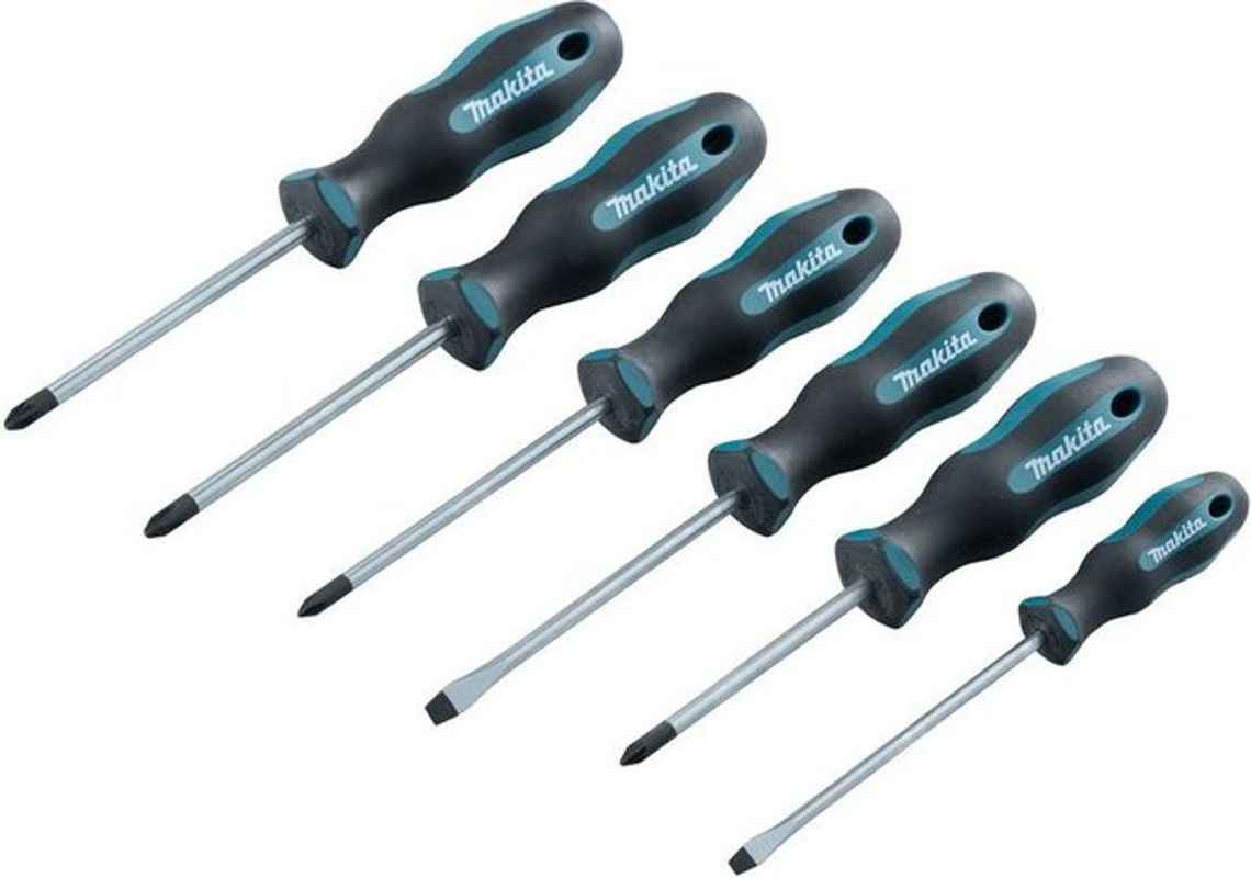 Makita Schraubendreher-Set E-10528, 6-teilig, Schwarz-Blau aus Edelstahl - Bild 2